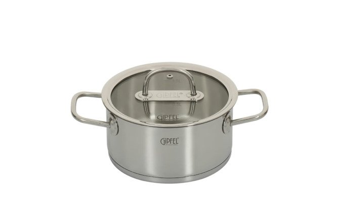 Изображение товара Кастрюля GIPFEL Capella 2.3 л из нержавеющей стали для индукционных плит