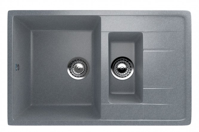Изображение товара Мойка с крылом ULGRAN U-205 77х49.5х19.5 см искусственный мрамор