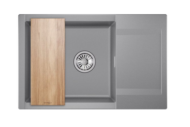 Изображение товара Врезная мойка GRANULA Estetica 7807 с крылом 78х50х22 см из кварца