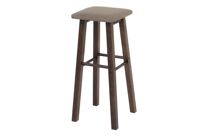 Изображение товара Барный табурет Loft Bar 34х66х34 см коричневая обивка венге ножки