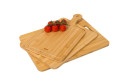Набор разделочных досок HOFF Bamboo 24х1х33 см, 17,8х1х33 см, 21,5х1х28 см 3 шт., Бамбук