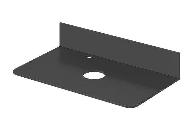 Изображение товара Столешница Roni 80 79.8 см, цвет чёрный матовый
