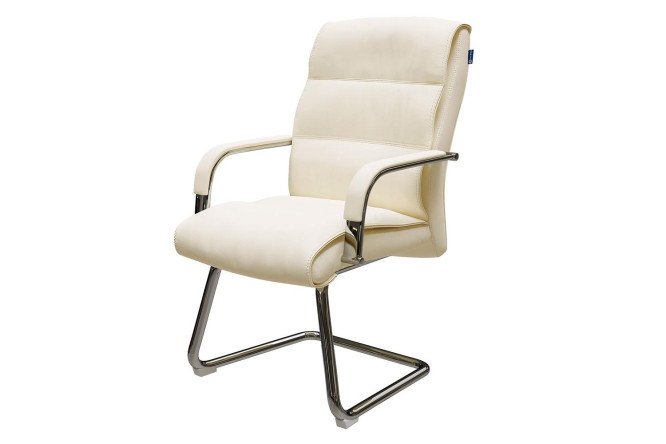 Изображение товара Кресло посетителя AL 750V из искусственной кожи без механизма качания