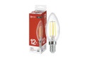 Лампа светодиодная IN HOME Vision care LED-СВЕЧА-deco E14, 12W, Свеча, 4000 К, Естественный