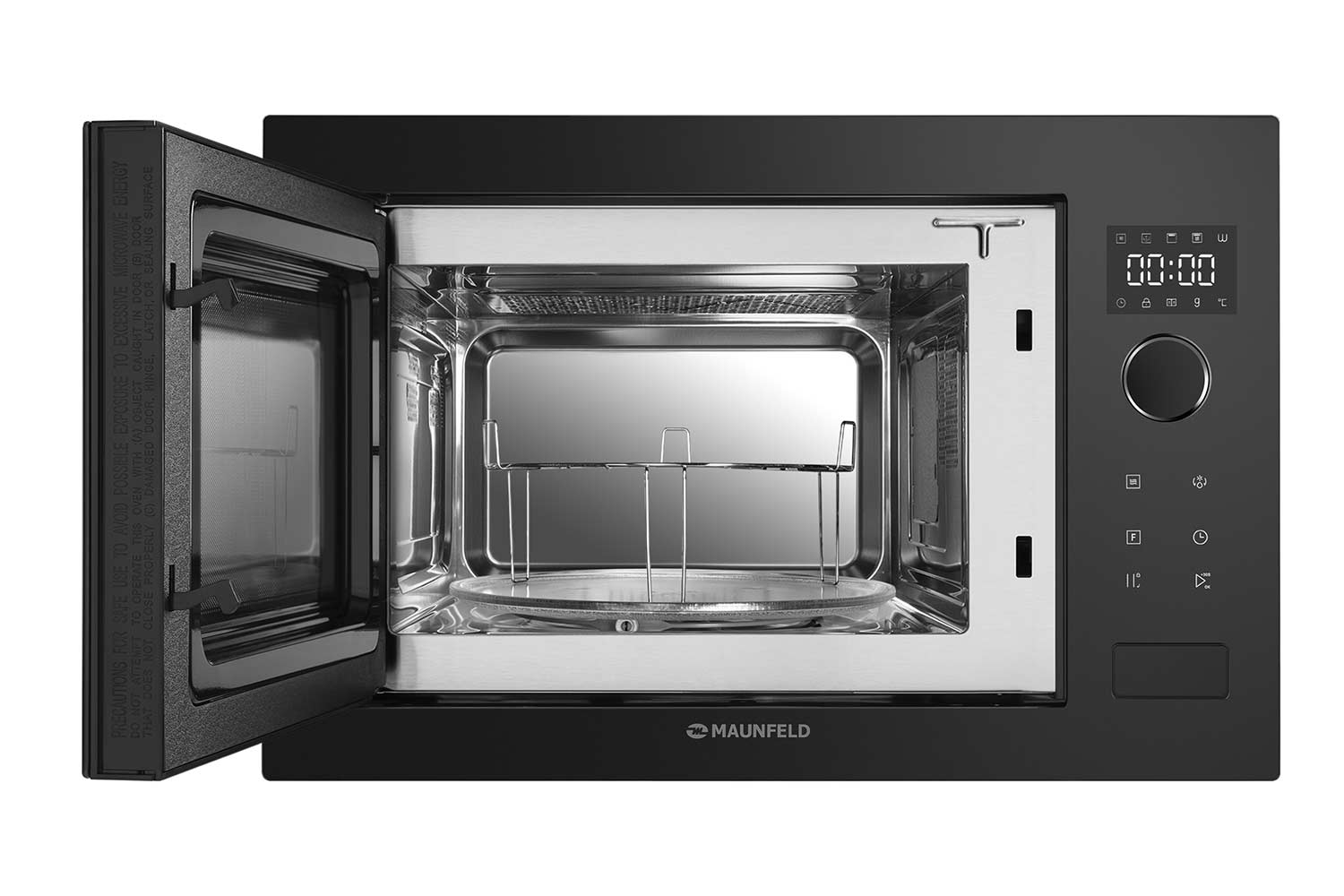 Микроволновая печь MAUNFELD XBMO251GB Matt, чёрный матовый 59.5х38.2х37 см
