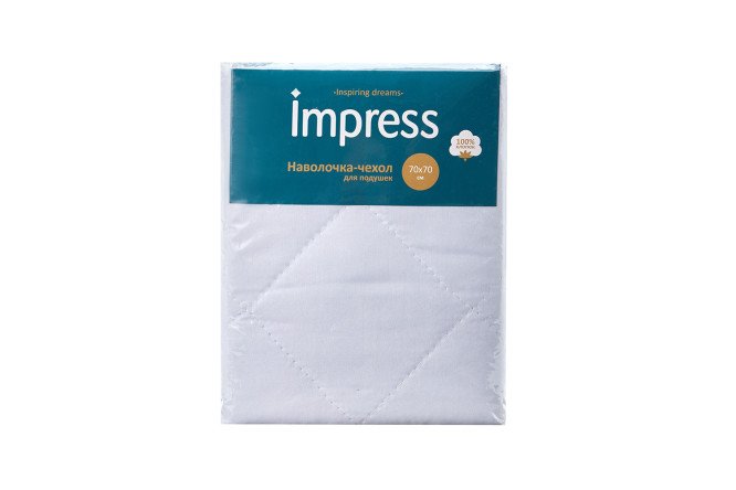 Чехол-наволочка IMPRESS 46293 70х70 см, Полиэстер