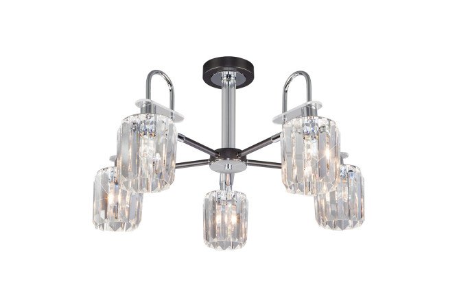 Изображение товара Люстра EUROSVET Tenia для комнаты до 23 кв.м., 63x34x63 см, цоколь E14