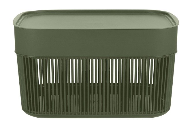 Корзина с крышкой Струна 25x19.6x34.8 см, 12 л