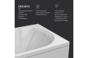 Ванна пристенная AM.PM X-Joy W94A-170-075W-A 170x75 см