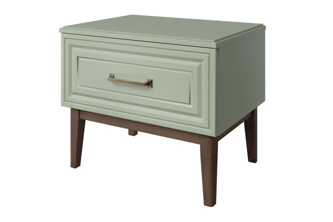 Изображение товара Тумба прикроватная Гориция деревянная с ящиком и ножками