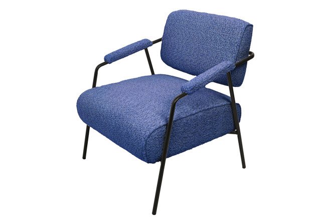 Изображение товара Стильное кресло Поло из шенилла 71х81х76 см до 110 кг