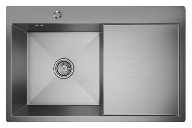 Изображение товара Мойка врезная MIXLINE Pro 551877 выпуск 3 1/2 78х50х20 см
