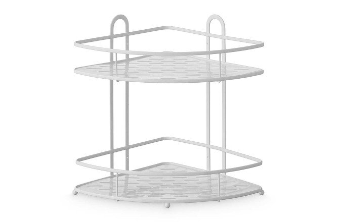 Полка угловая 2-ярусная BERKRAFT Practical ZC1101 27x34.5x27 см