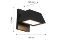 Светильник уличный FAVOURITE Trapezium Планка, 15 Вт, LED