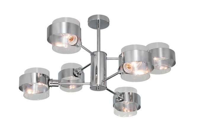 Изображение товара Потолочный светильник EUROSVET Arcada 70127/6 10 кв.м., E14, размеры 65х34,5х65 см