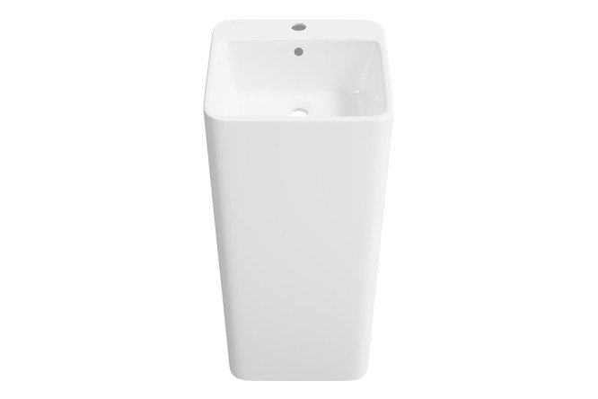 Изображение товара Напольная раковина Callipy art 33890300S 40х84,5х40 см фарфор белый глянцевый