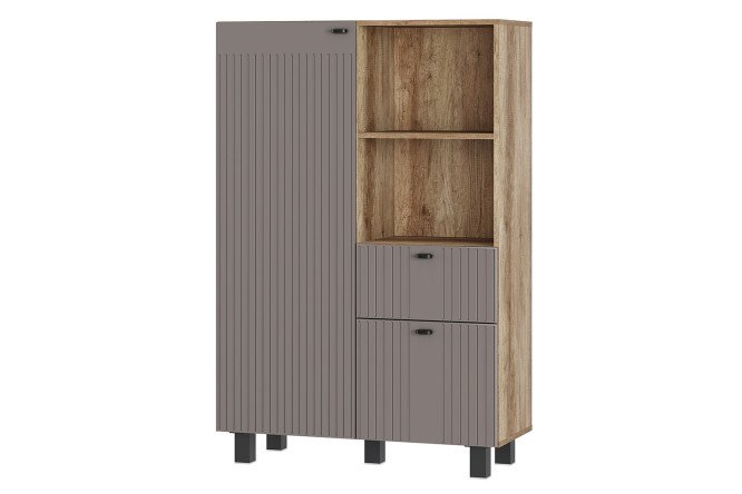 Изображение товара Шкаф Олива 90,2х135,8х37,4 см МДФ ЛДСП стильный дизайн мебель для хранения