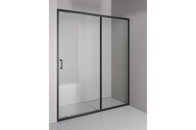 Изображение товара Душевое ограждение E02-160TB с раздвижной дверкой 160.5x190х2 см для ниш