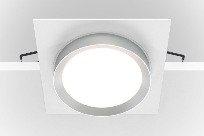 Светильник встраиваемый MAYTONI Downlight Hoop 11x5.2x11 см, GX53