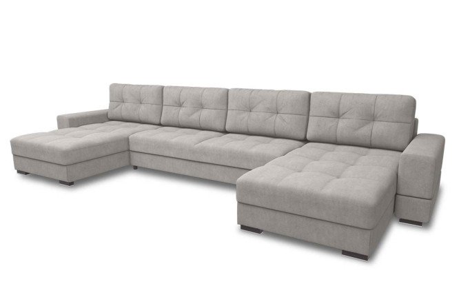 Изображение товара П-образный диван-кровать Полярис с механизмом пантограф для комфортного сна