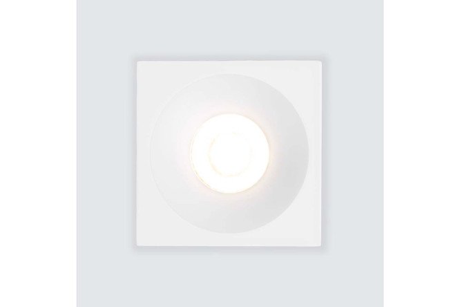 Светильник встраиваемый ELEKTROSTANDARD Plain S 4.6x0.4x4.6 см, LED