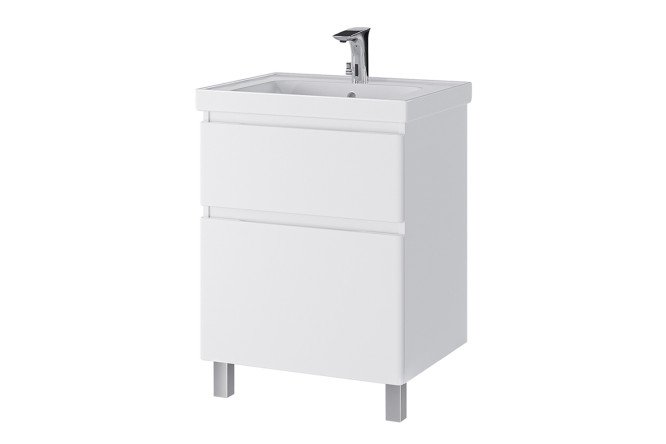 Изображение товара Тумба напольная Sanstar Riana 301.1-1.5.1 белая 56,6х65х45,1 см