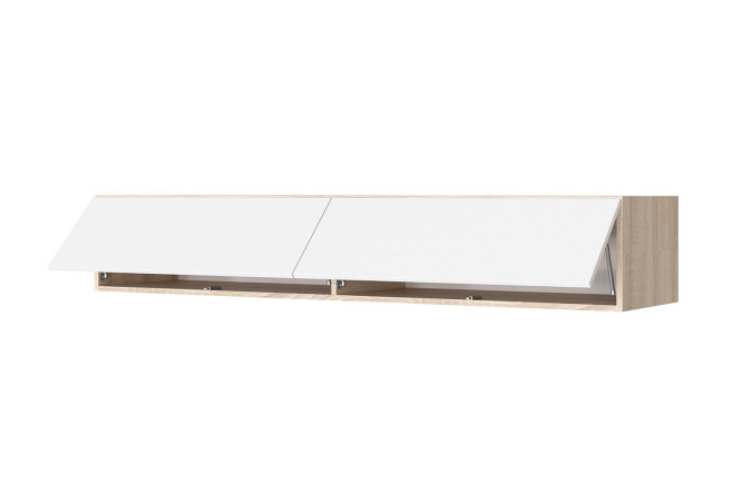 Изображение товара Антресоль P1600 с двумя дверями и ЛДСП - компактный шкаф для хранения