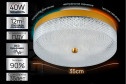 Люстра SEVEN FIRES Тейя 12 кв.м., 35x9x35 см, LED