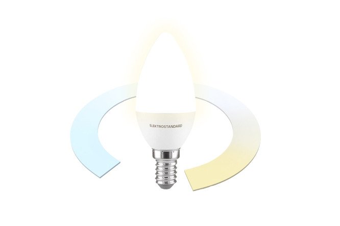 Изображение товара Лампа светодиодная ELEKTROSTANDARD Smart E14, 5W, Свеча