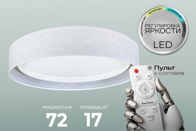 Люстра SEVEN FIRES Лагом 17 кв.м., LED, 45 см