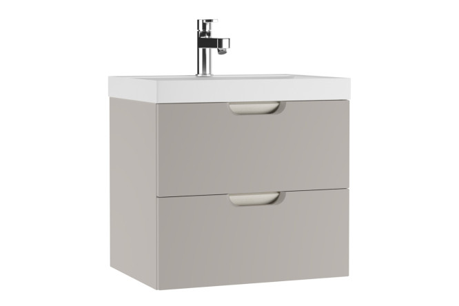 Изображение товара Тумба под раковину Домино Dune 59 см серый тауп