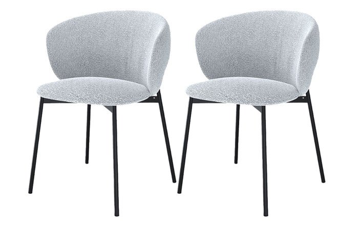 Изображение товара Комплект стульев 306SD 57х78х56 см букле металл нагрузка 100 кг