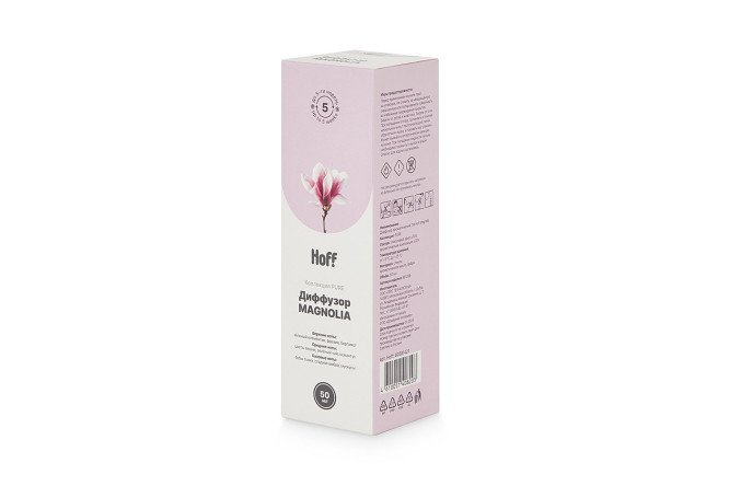 Изображение товара Диффузор HOFF Pure Magnolia 50 мл Изображение товара Диффузор HOFF Pure Magnolia 50 мл