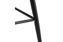 Стул барный Stool Group Флэш 48х82х45 см, цвет сидушки чёрный, ножек чёрный