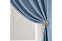 Штора MICASA Harper 145х260 см, 1 шт., цвет голубой