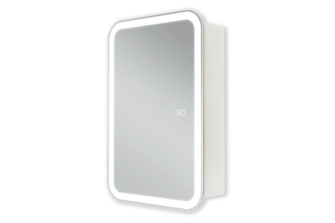 Изображение товара Зеркало-шкаф Фиджи  2 Flip 50 LED-00002680 50.8х75.6х14 см, Универсальный