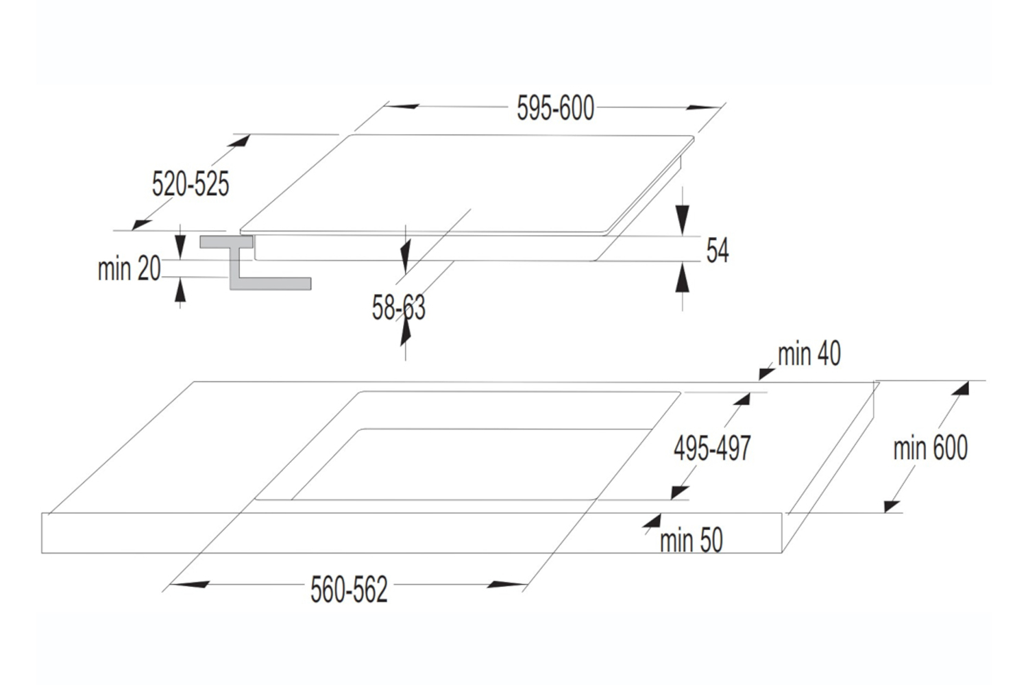 Индукционная варочная панель HI 64042