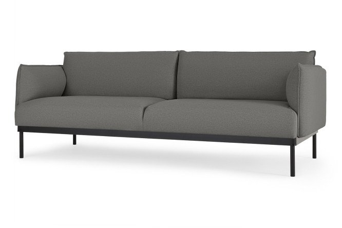 Изображение товара Диван Алтай трёхместный серого цвета с комфортной посадкой