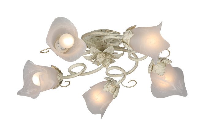 Люстра VITALUCE V1646/5PL 15 кв.м., 56x18x56 см, E14