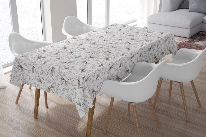 Изображение товара Скатерть Шёпот крыльев 145x150 см хлопок разноцветная