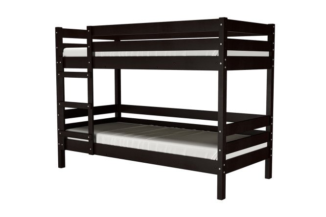 Изображение товара Двухъярусная кровать Джуниор 90х200 см орех тёмный стильное решение для детской
