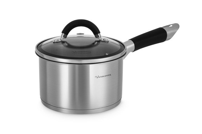 Изображение товара Ковш с крышкой VANHOPPER Cuisine 1.7 л нержавеющая сталь универсальный