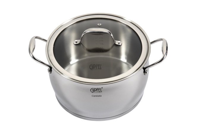 Кастрюля с крышкой GIPFEL Сantata 6.3 л