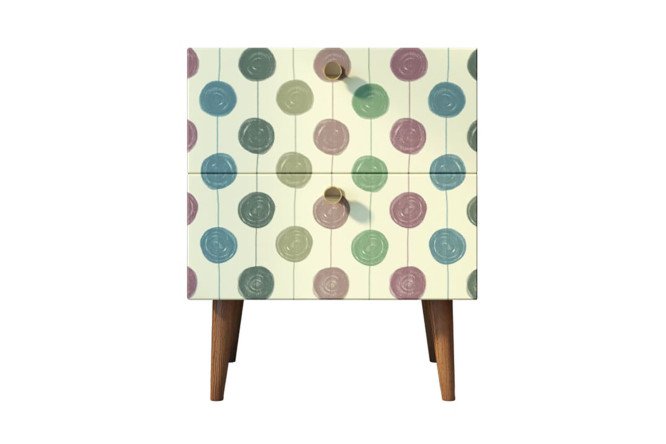 Изображение товара Тумба прикроватная с 2 ящиками Berber для спальни