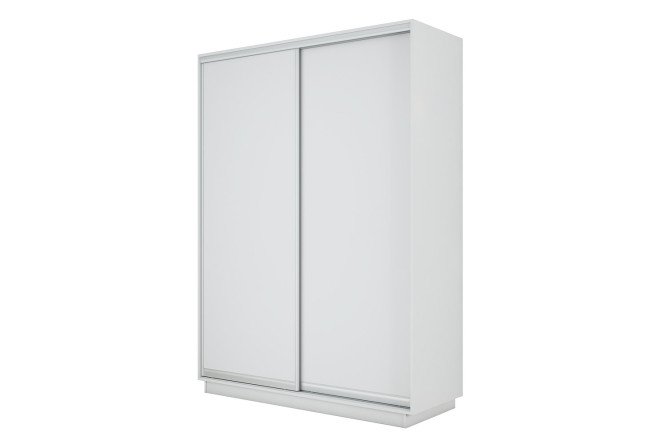 Изображение товара Шкаф-купе 2-дверный Slide-2 120х220х60 см, белый снег/серебро