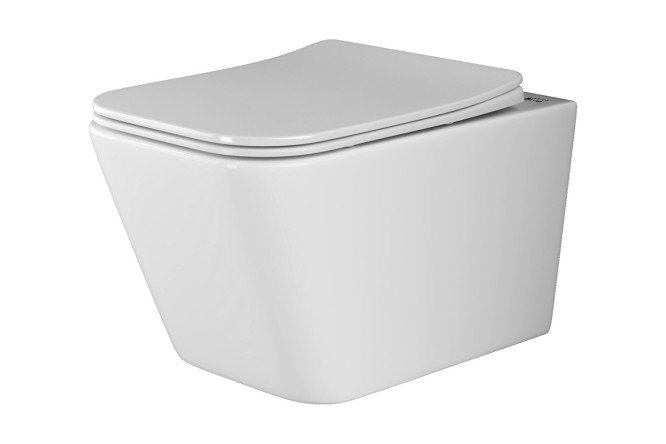 Изображение товара Унитаз подвесной CERAMICANOVA Metric Rimless 34.5х34х51 см