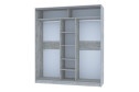 Шкаф-купе Home 200х229,5 см, светлый Atelier