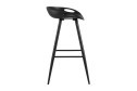Стул барный Stool Group Флэш 48х82х45 см, цвет сидушки чёрный, ножек чёрный