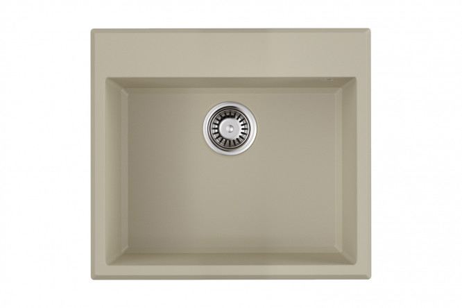 Изображение товара Врезная мойка OMOIKIRI Tedori 57-BE из искусственного гранита ваниль 57х51х20 см