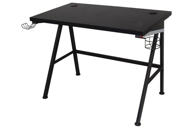 Изображение товара Компьютерный стол BRABIX Tech GT-001 100x60 см черный стильный и практичный